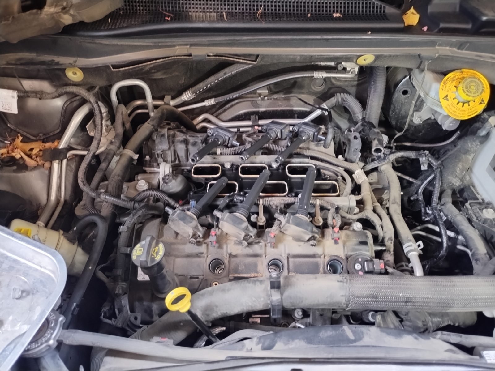 On-site diagnostics scan tool plugged into a vehicle in Pittsburgh
