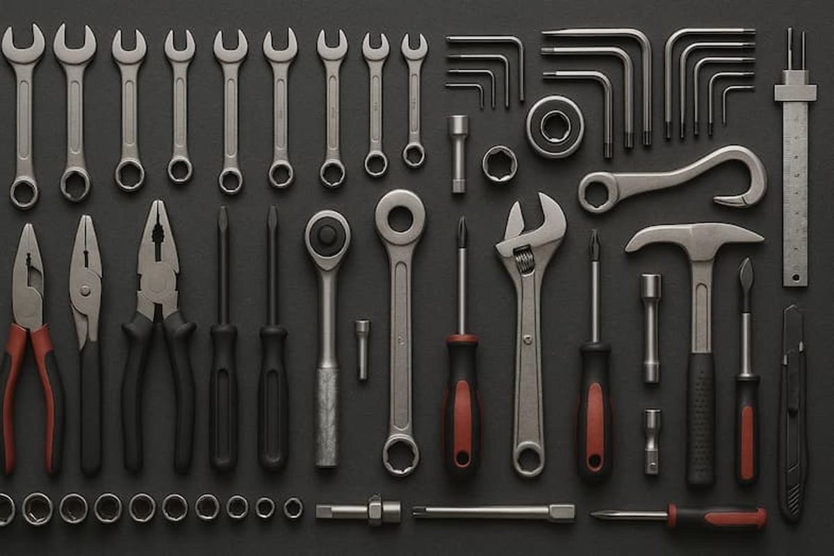 Professional mechanic tools carried in the Pittsburgh service van